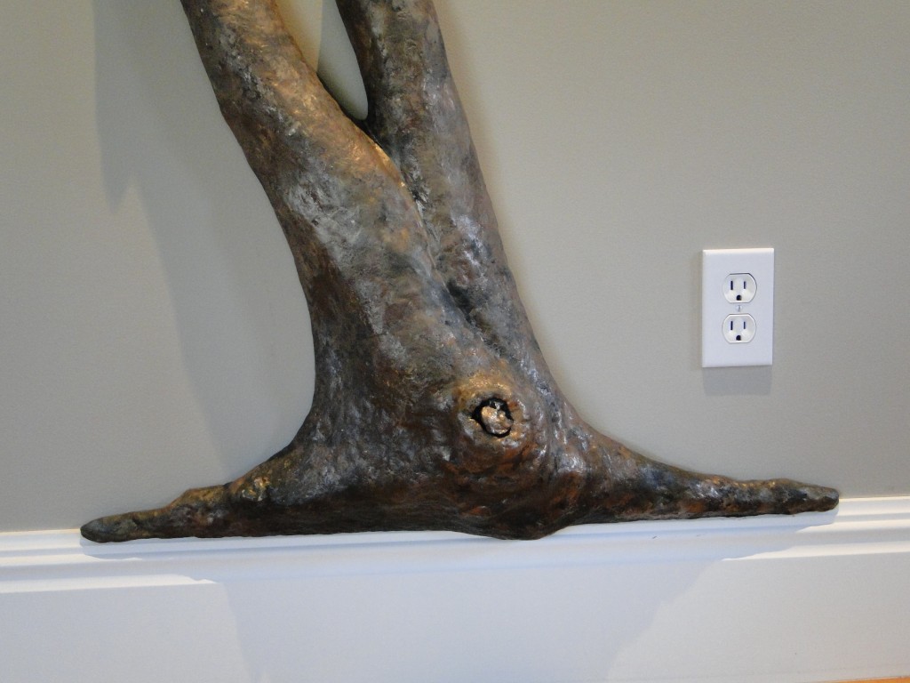 004studiosandi recycled paper tree trunk