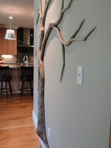 Interior Decorative Recycled Paper Tree